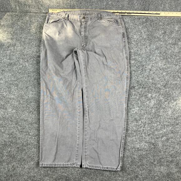Dickies Pants Men 40x30 Gray Relaxed Fit Casual Workwear Everyday Durable Cotton - Picture 1 of 9